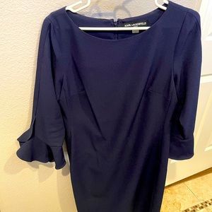 Karl Lagerfeld blue dress